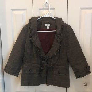 Loft tweed patterned  blazer